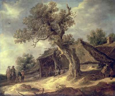 Landscape with an Oak by Jacob van Ruisdael